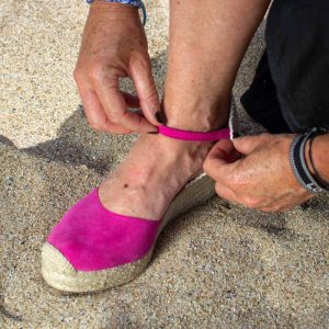 Espadrilles à Talons Compensés Milady Fuschia