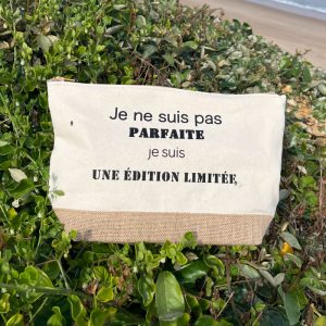 Pochette toile de coton recyclé Edition Limitée
