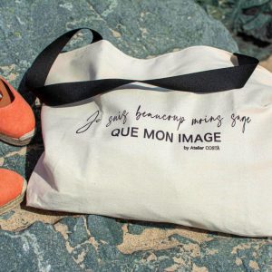 Sac coton recyclé Sage