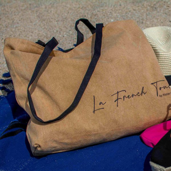 Sac coton La French Touch Camel
