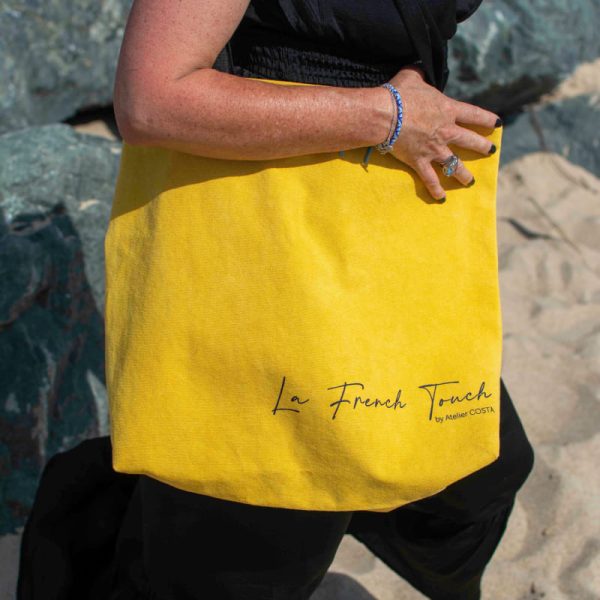 Sac coton La French Touch jaune