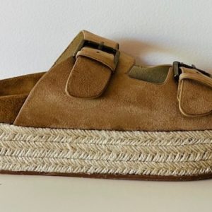 Sandale CORINTHE compensée en jute