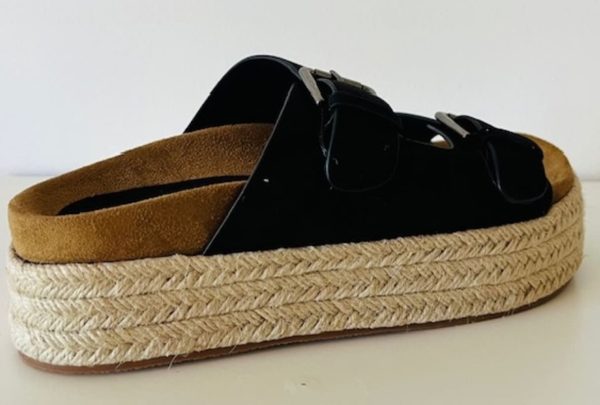 Sandale CORINTHE compensée en jute