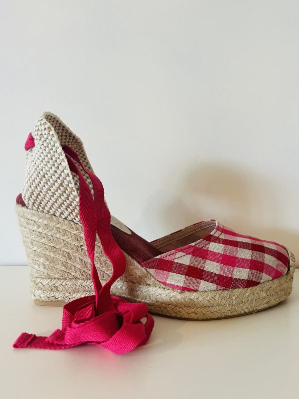 Espadrilles Bidaia Vichy Fuschia – Image 6