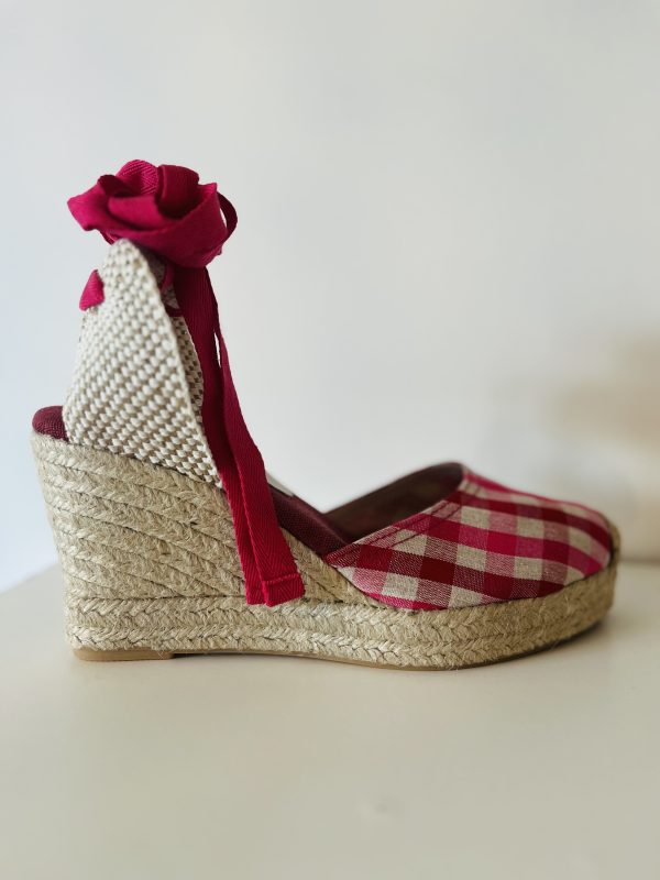Espadrilles Bidaia Vichy Fuschia – Image 10