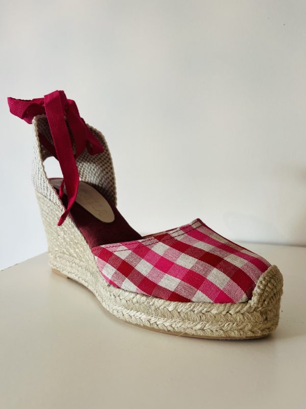 Espadrilles Bidaia Vichy Fuschia – Image 7