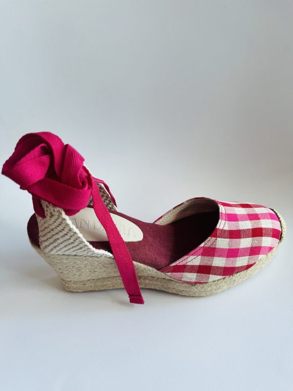 Espadrilles Bidaia Vichy Fuschia – Image 9
