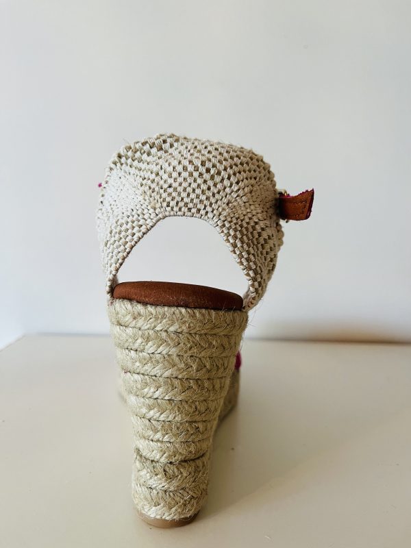 Espadrilles à Talons Compensés Milady Fuschia – Image 4