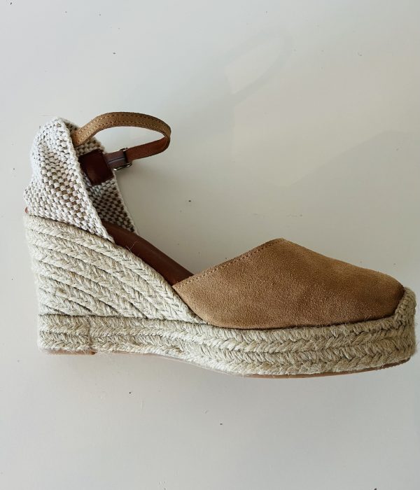 Espadrilles à Talons Compensés Milady Camel – Image 6